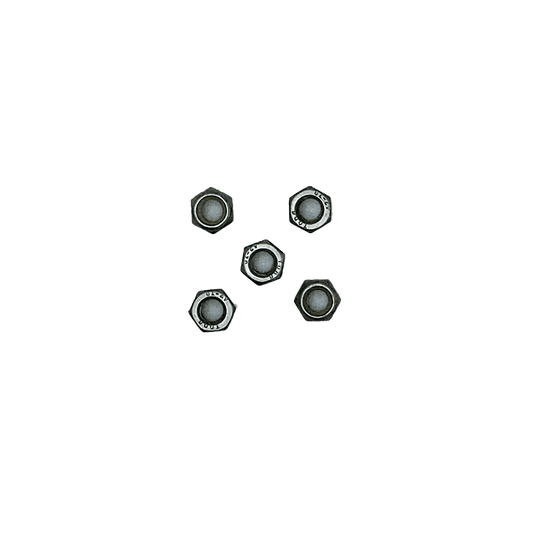 Locking Nuts With Nylon Insert - M6 - 5 Pack