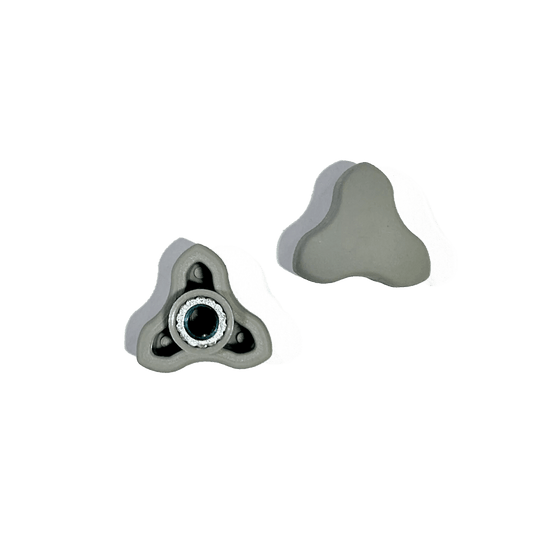 Grey Knob 1/4-20 - 2 Pack