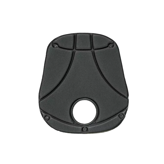 CSS Seat Bottom Pad w/Cutout For Cup Holder - Black